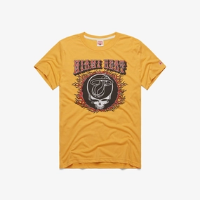NBA x Grateful Dead x Heat Flaming Skull
