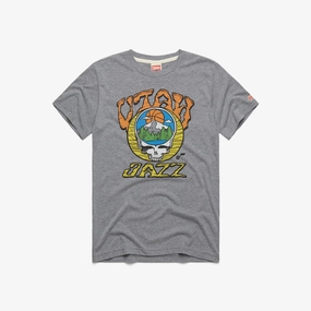 NBA x Grateful Dead x Jazz Skull
