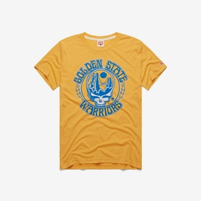 NBA x Grateful Dead x Warriors Skull
