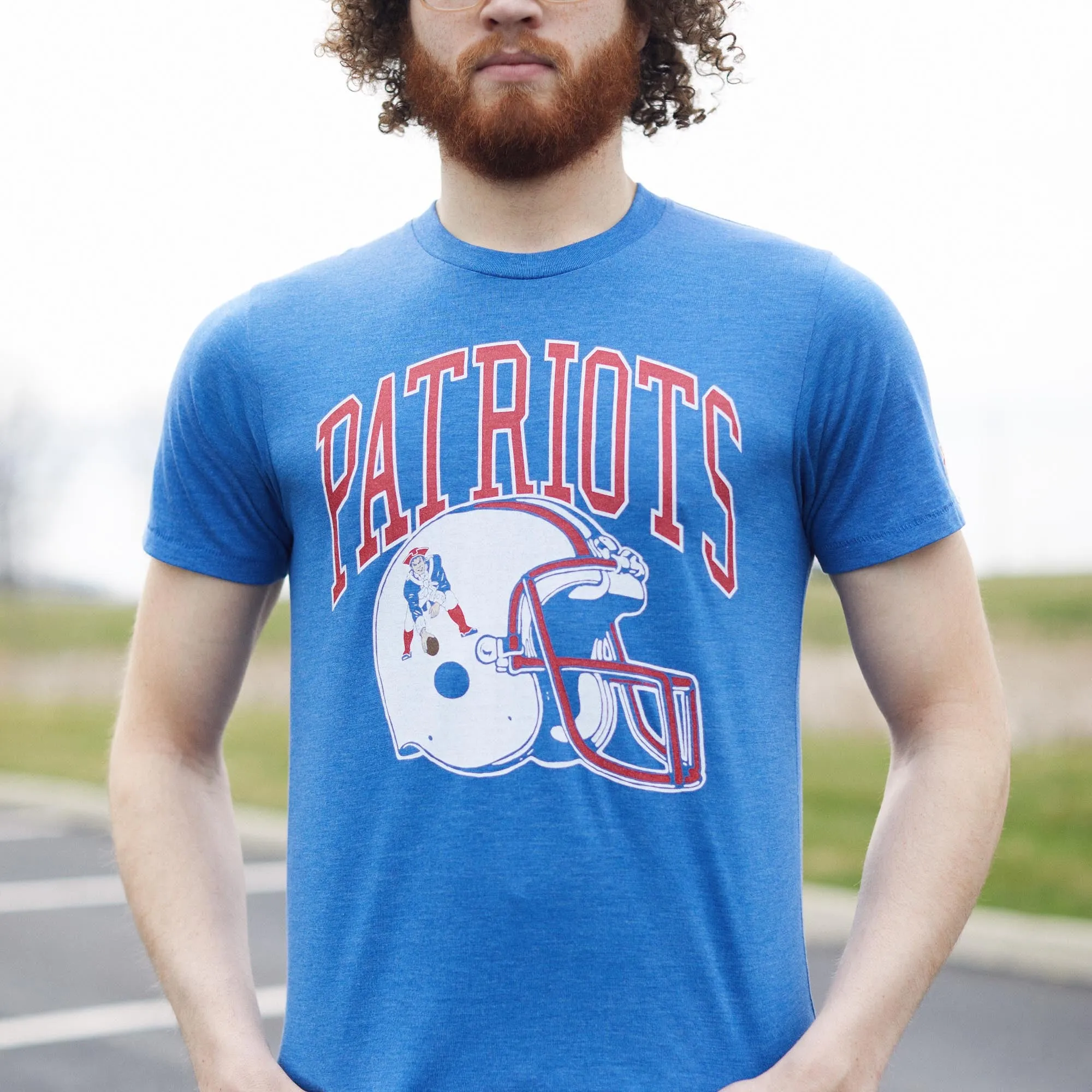 New England Patriots Helmet Retro