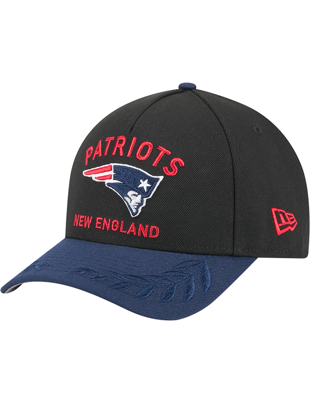 New England Patriots New Era NFL 25 Draft 9FORTY M-Crown Snapback Hat - Black