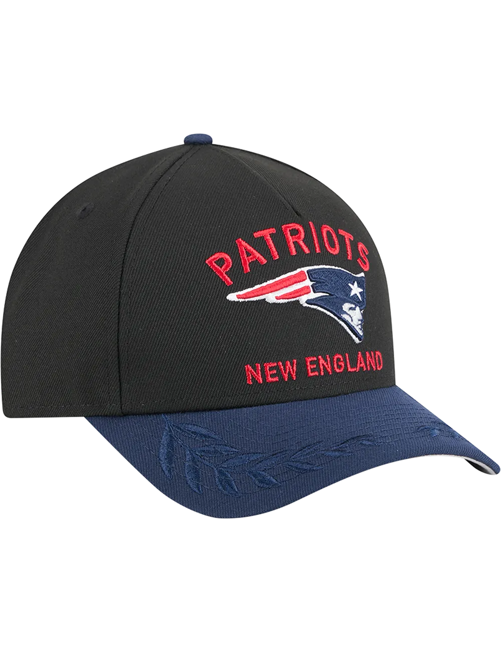 New England Patriots New Era NFL 25 Draft 9FORTY M-Crown Snapback Hat - Black
