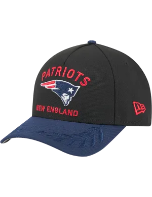 New England Patriots New Era NFL 25 Draft 9FORTY M-Crown Snapback Hat - Black