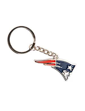 New England Patriots NFL Team Logo Steel Keyring