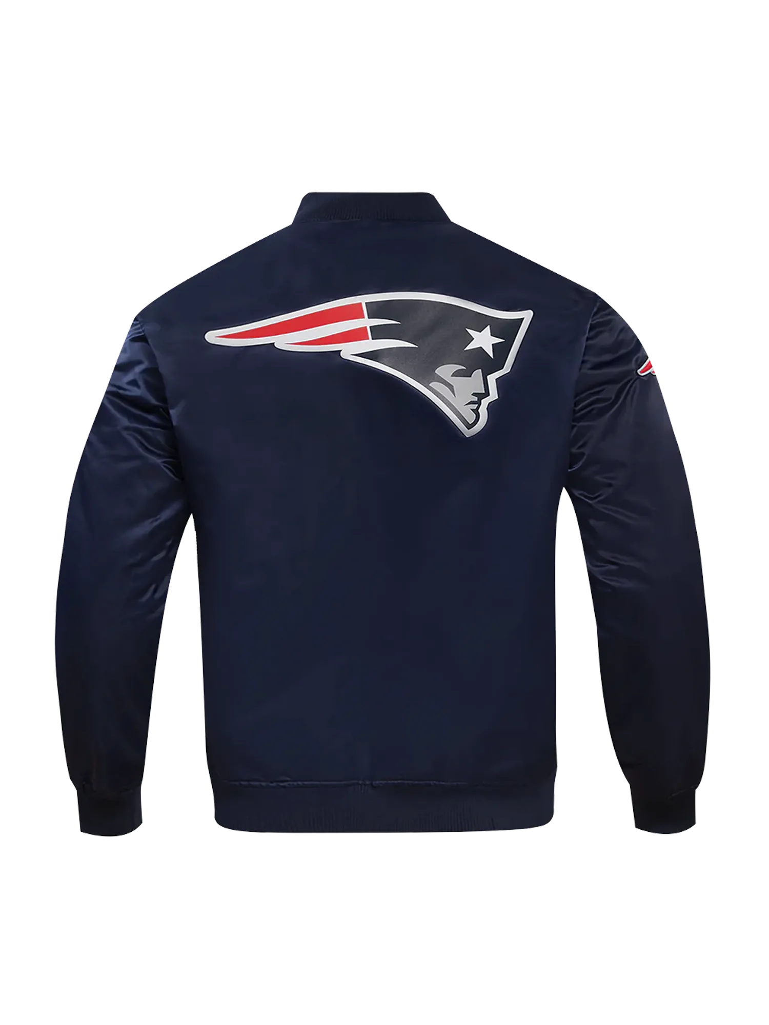 New England Patriots Pro Standard NFL Team Classic Satin Button Jacket - Navy