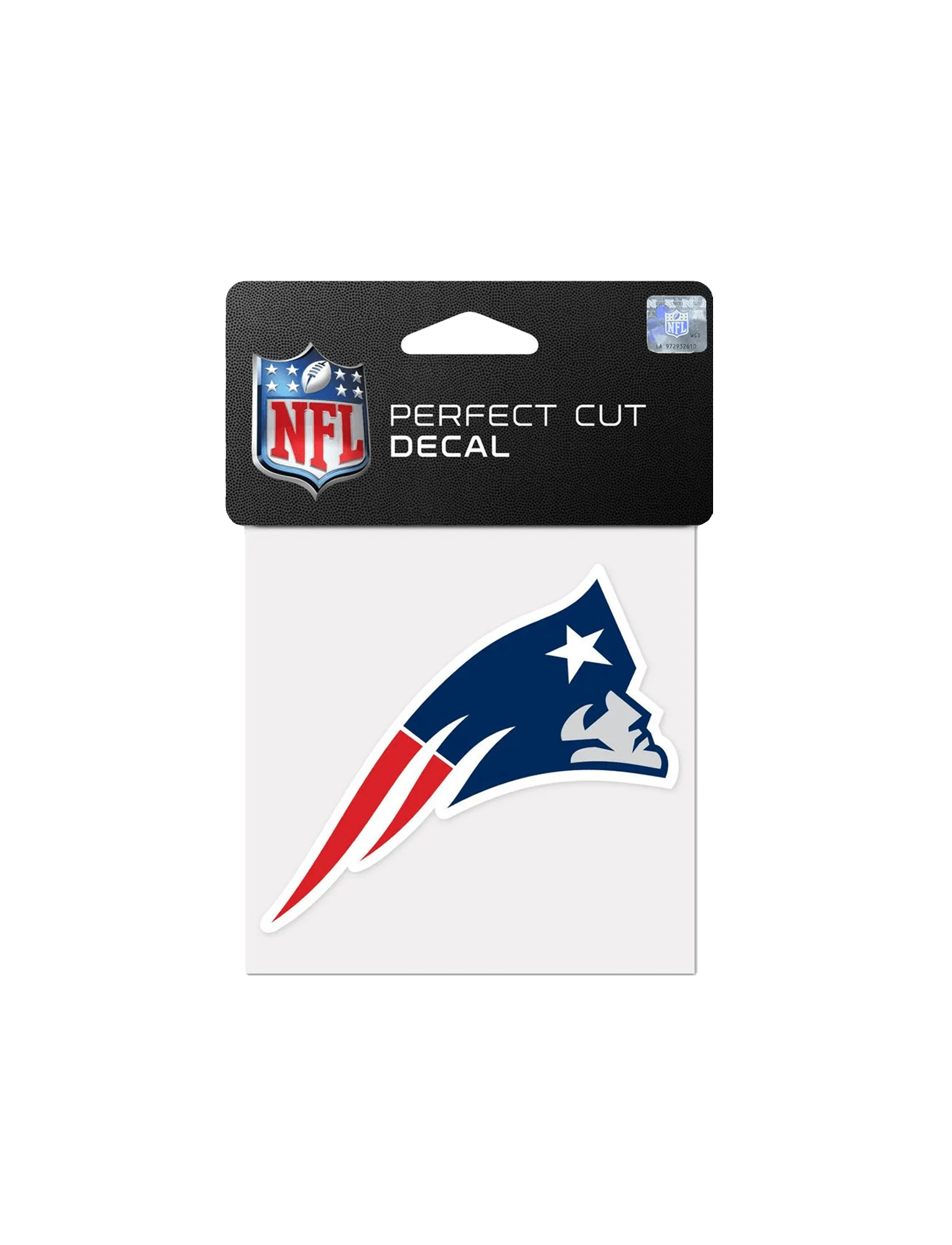 New England Patriots Wincraft NFL 4" x 4" Perfect Cut Decal