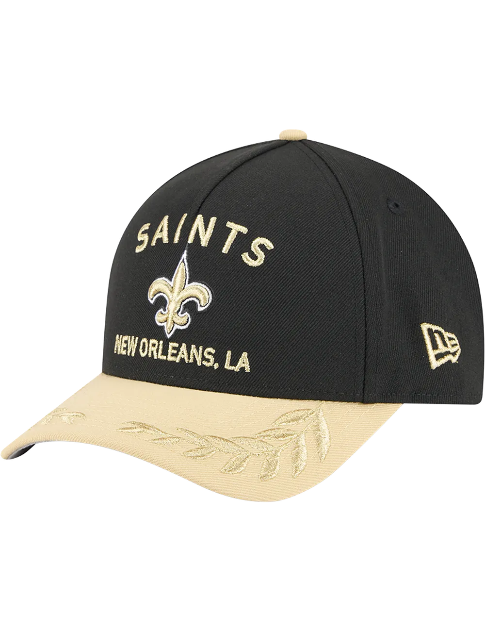 New Orleans Saints New Era NFL 25 Draft 9FORTY M-Crown Snapback Hat - Black