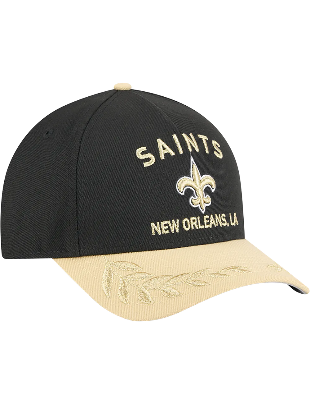 New Orleans Saints New Era NFL 25 Draft 9FORTY M-Crown Snapback Hat - Black