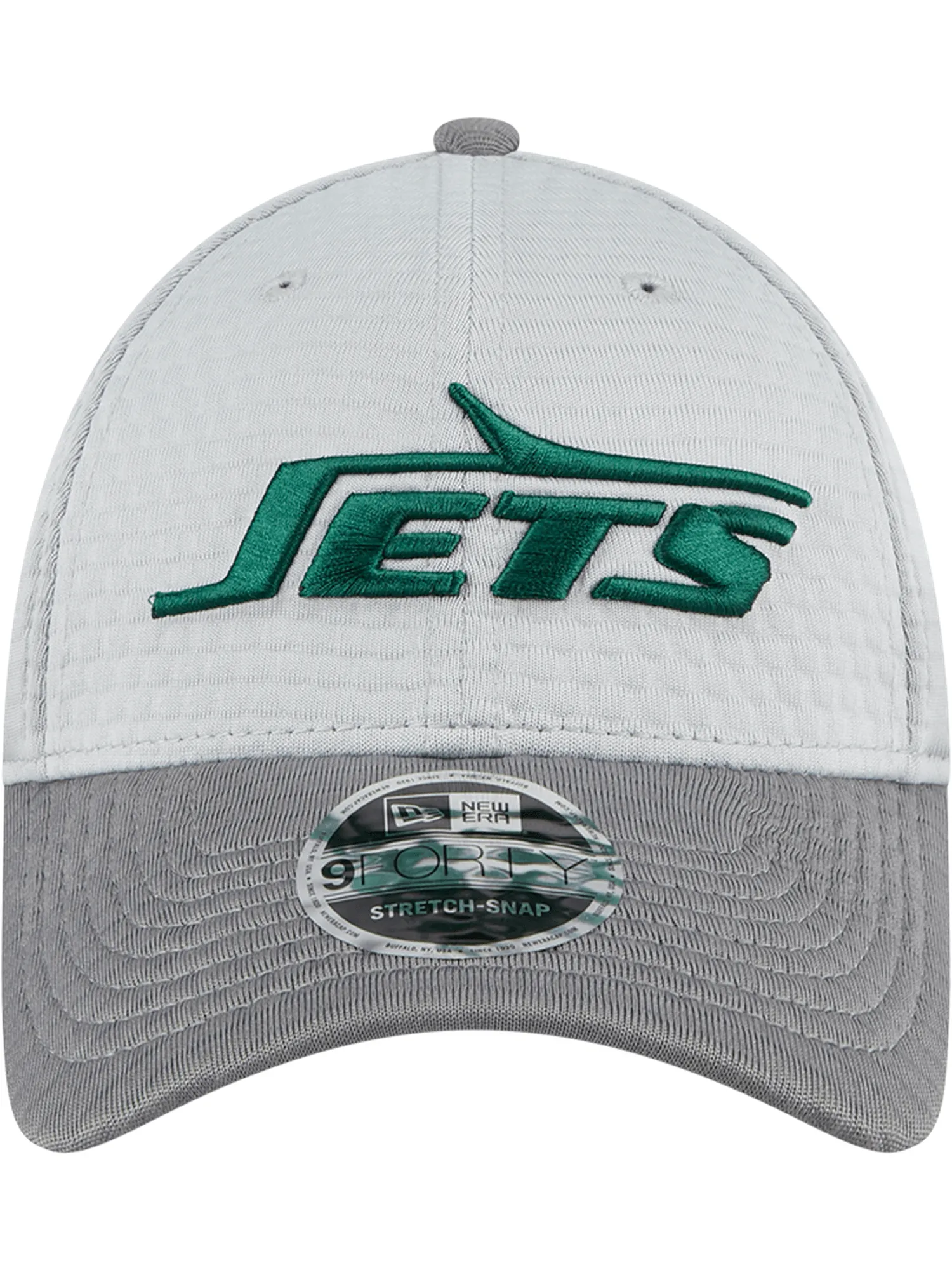 New York Jets New Era NFL 24 Training 9FORTY Stretch-Snapback Hat - Grey
