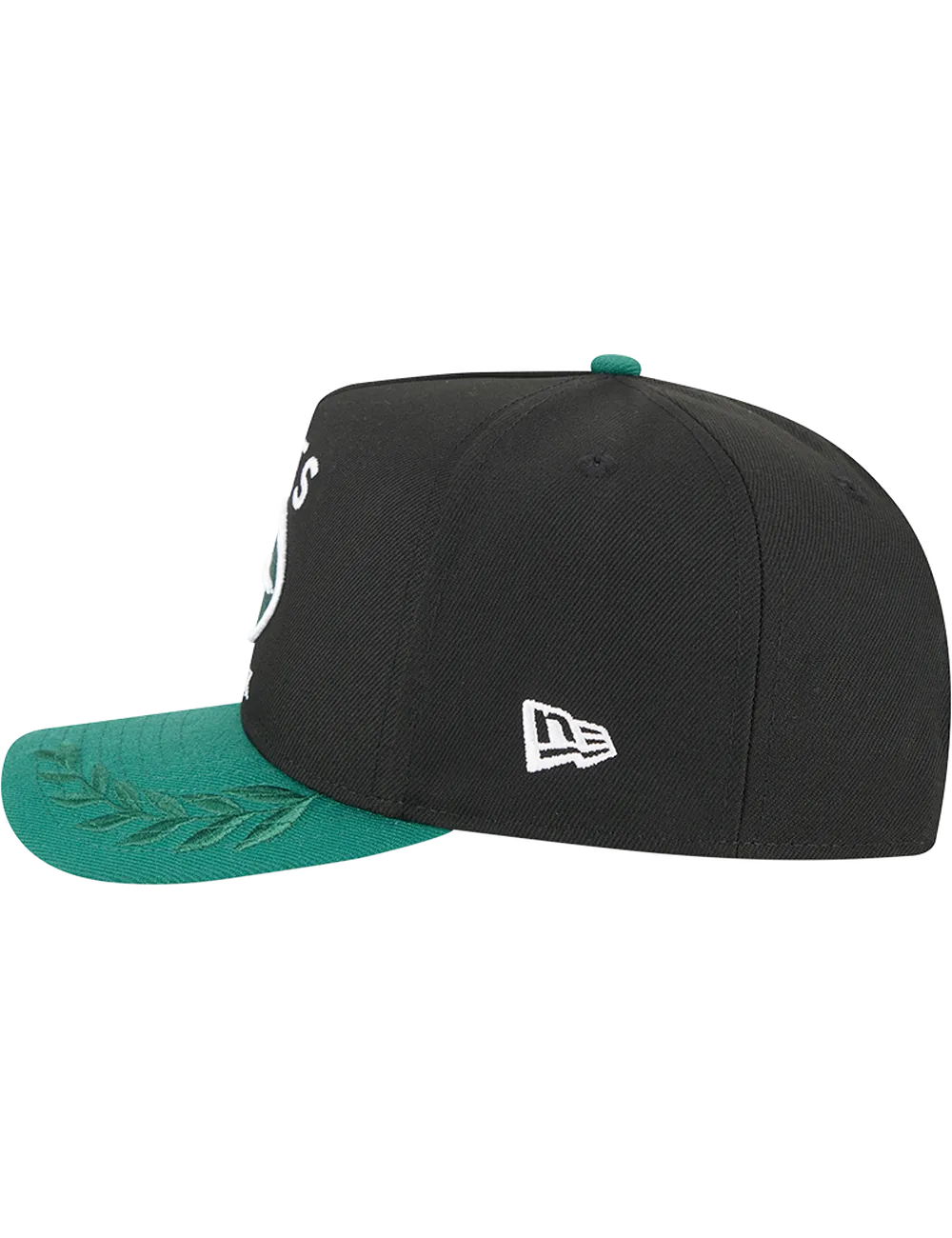 New York Jets New Era NFL 25 Draft Pre-Curved 9FIFTY A-Frame Snapback Hat - Black