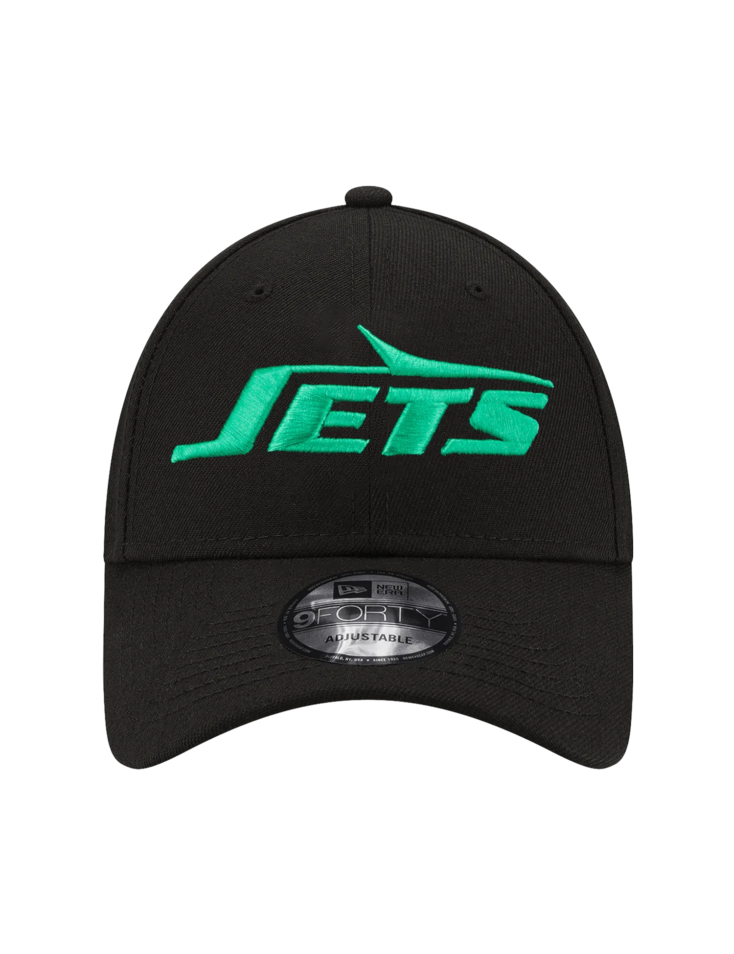 New York Jets New Era NFL Wordmark 9FORTY Snapback Hat - Black