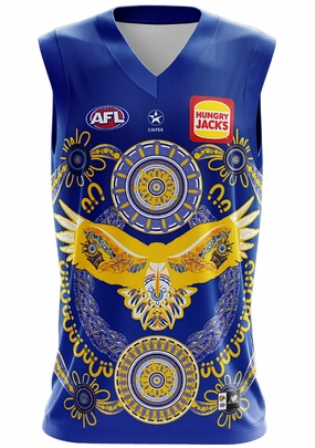 New Balance Adult West Coast Eagles Adult Indigenous Guernsey