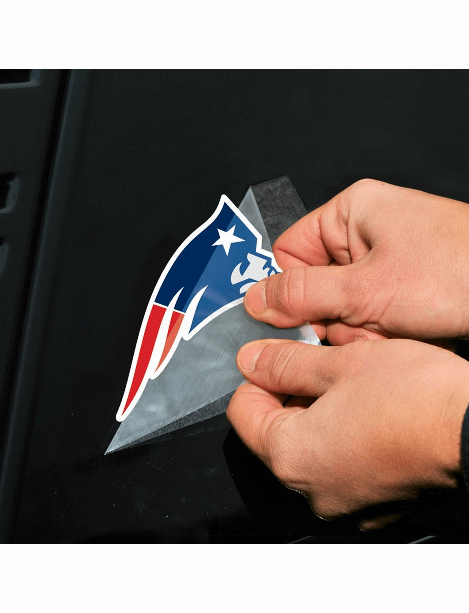 New England Patriots Wincraft NFL 4" x 4" Perfect Cut Decal