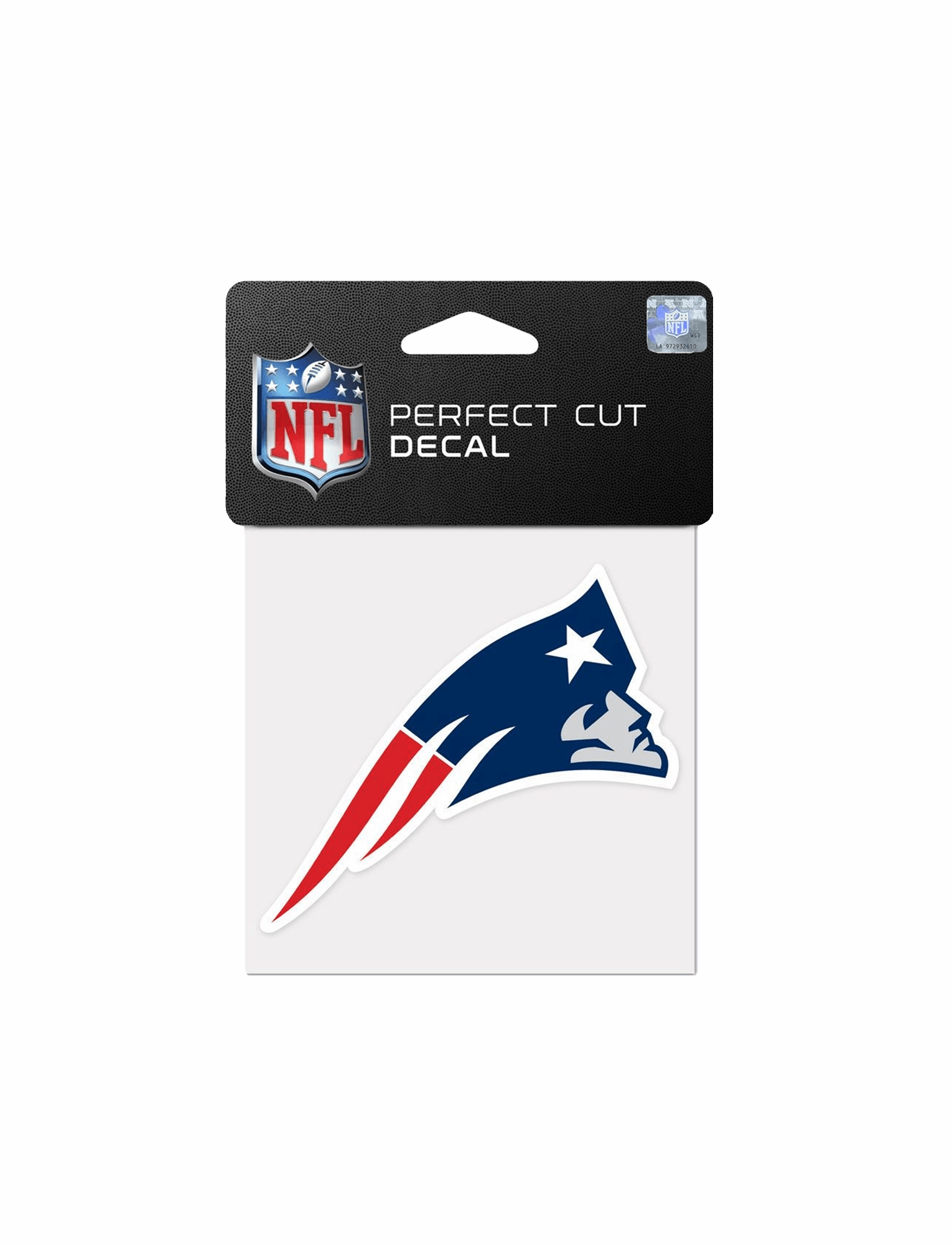 New England Patriots Wincraft NFL 4" x 4" Perfect Cut Decal