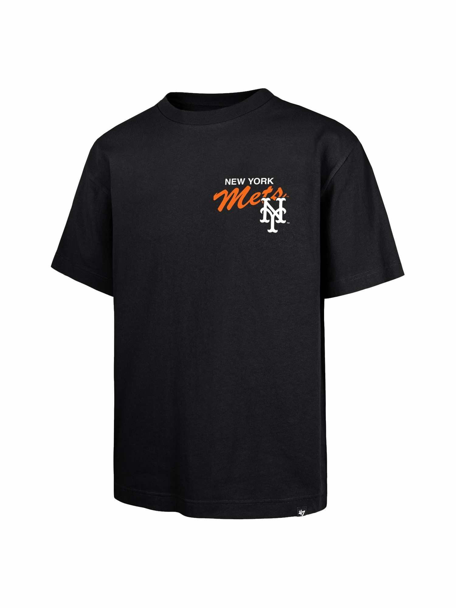 New York Mets '47 MLB Stadium Vintage Foundation T-Shirt - Black
