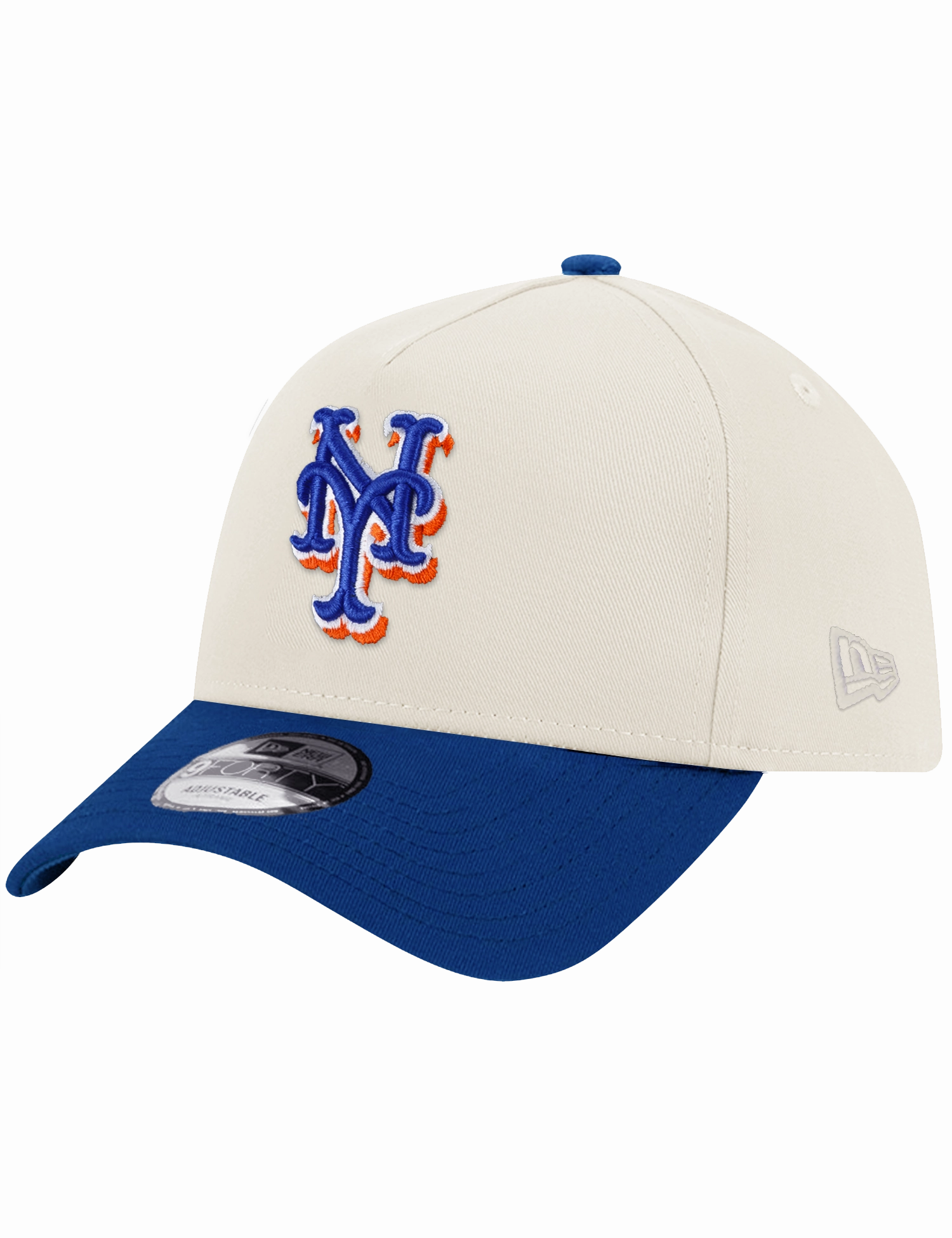 New York Mets New Era MLB 60th Ann 9FORTY A-Frame Snapback Hat - Chrome