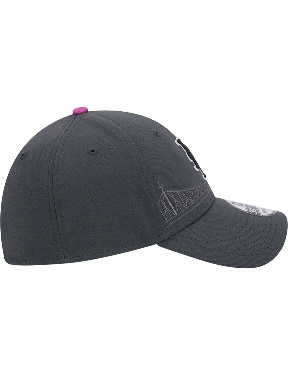 New York Mets New Era MLB City Connect 39THIRTY Stretch-Fit Hat - Graphite