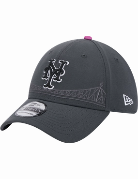 New York Mets New Era MLB City Connect 39THIRTY Stretch-Fit Hat - Graphite