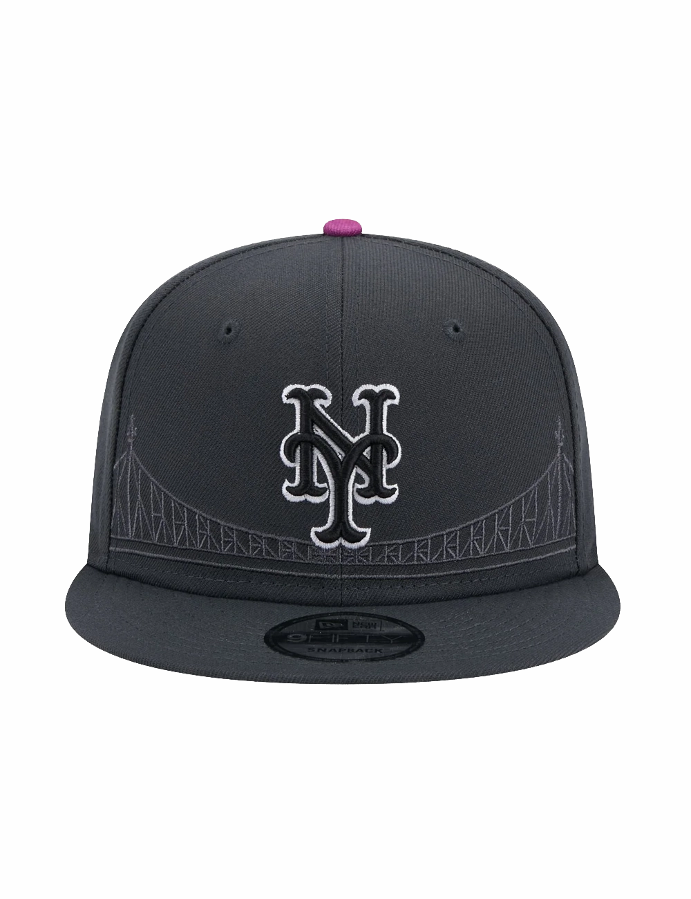 New York Mets New Era MLB City Connect 9FIFTY Snapback Hat - Graphite