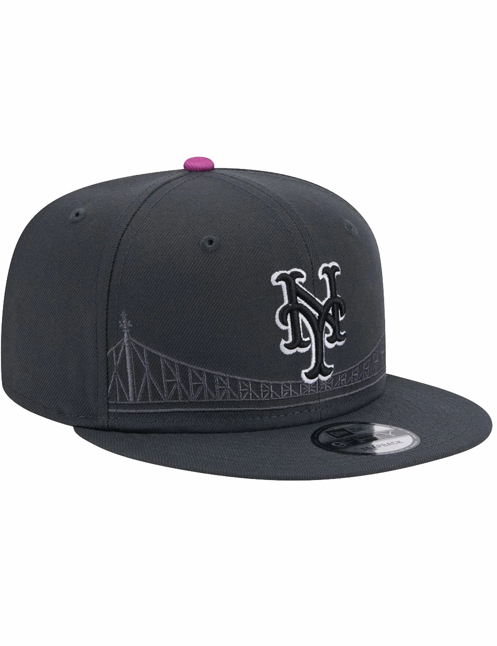 New York Mets New Era MLB City Connect 9FIFTY Snapback Hat - Graphite