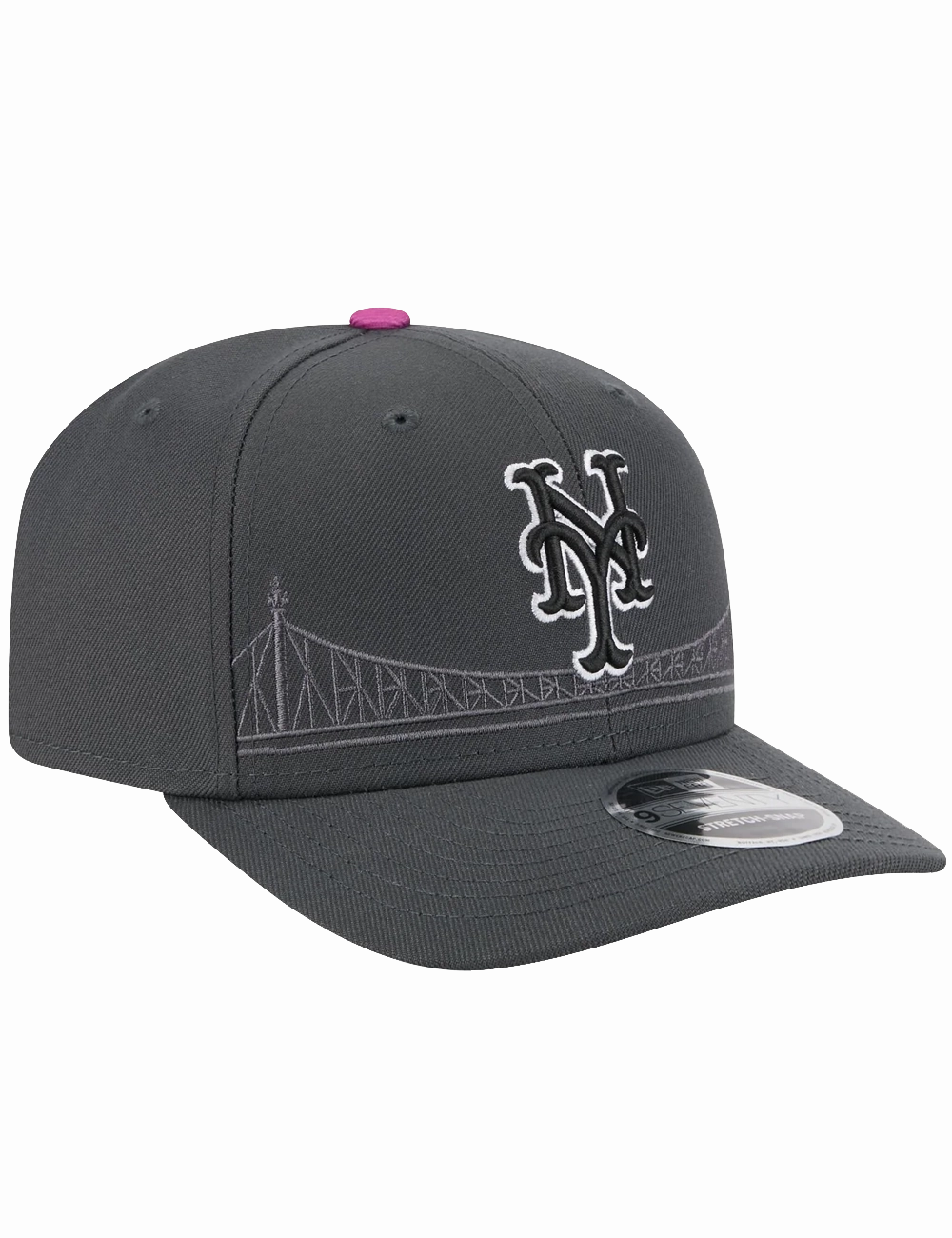 New York Mets New Era MLB City Connect 9SEVENTY Stretch Snapback Hat - Graphite