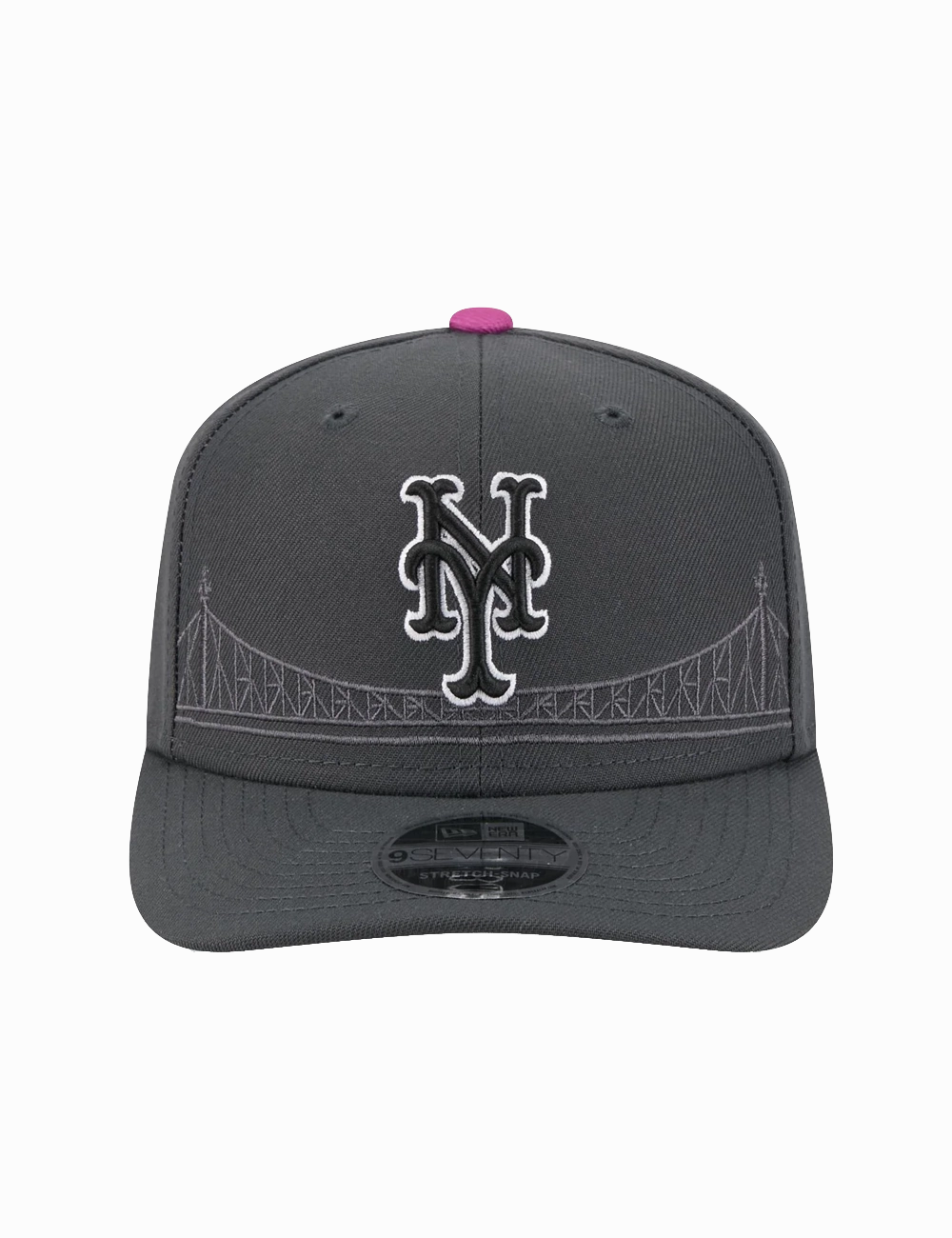 New York Mets New Era MLB City Connect 9SEVENTY Stretch Snapback Hat - Graphite