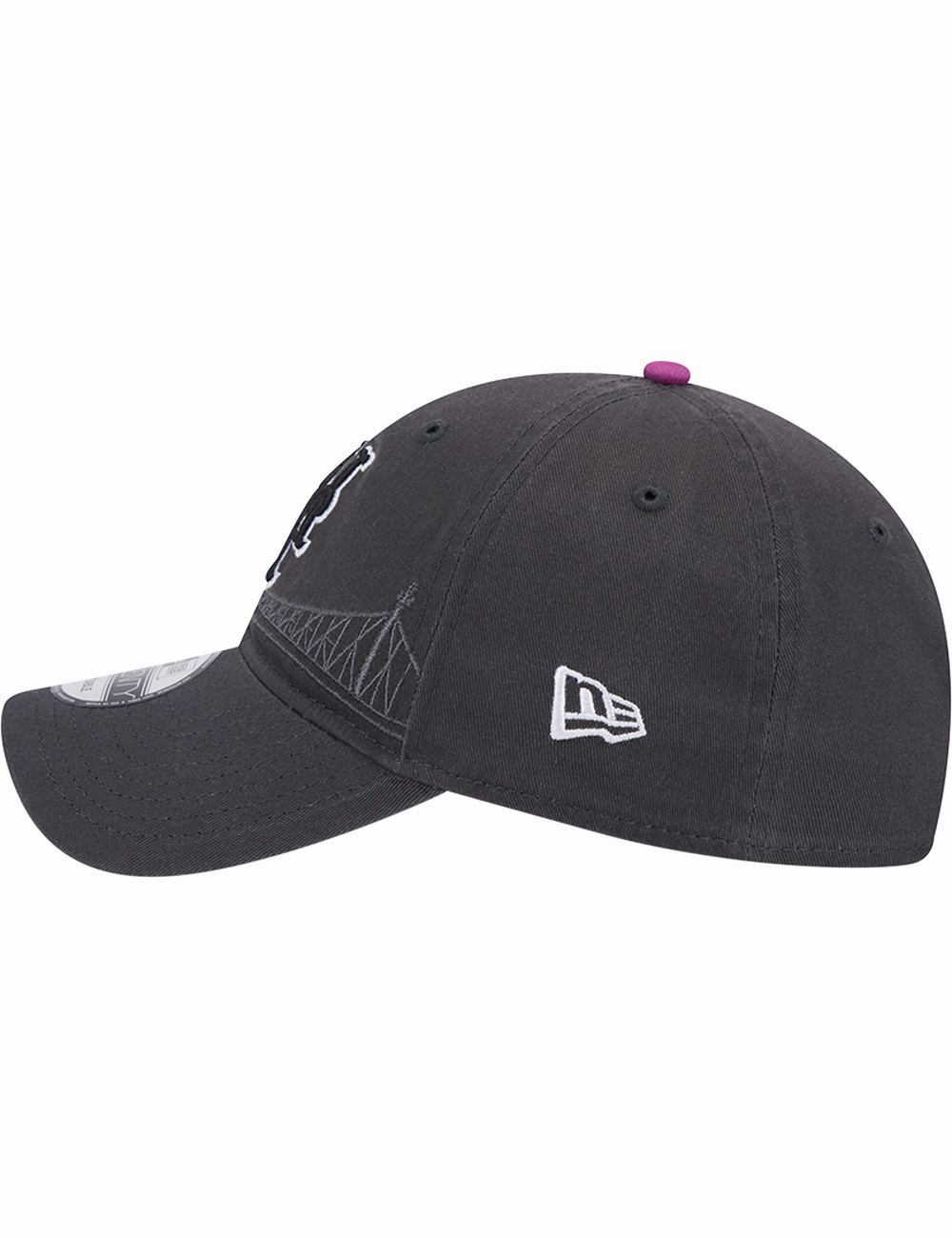 New York Mets New Era MLB City Connect 9TWENTY Strapback Hat - Graphite