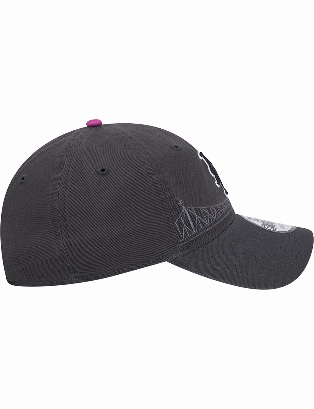 New York Mets New Era MLB City Connect 9TWENTY Strapback Hat - Graphite