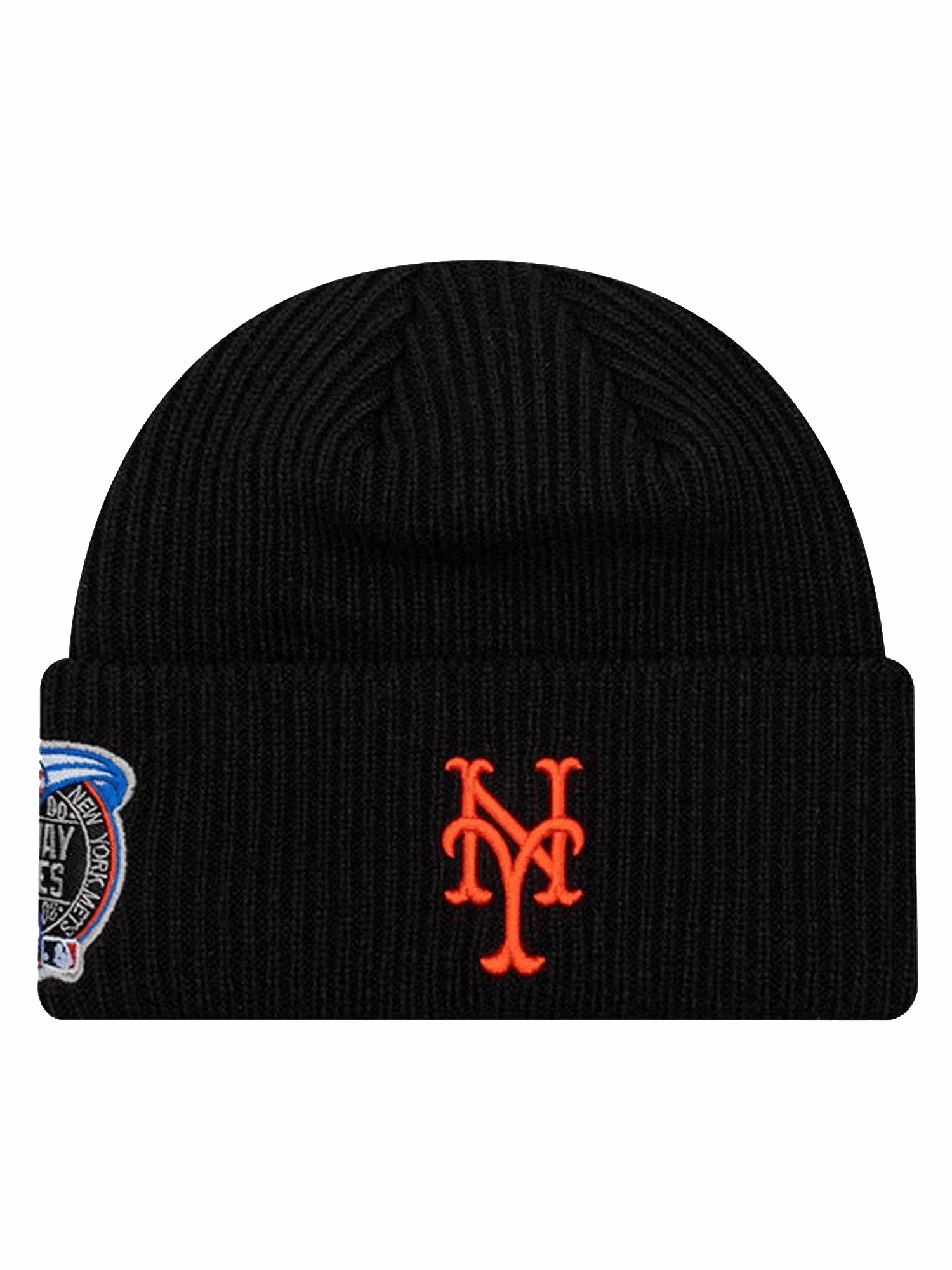 New York Mets New Era MLB Subway Series Knit Beanie - Black