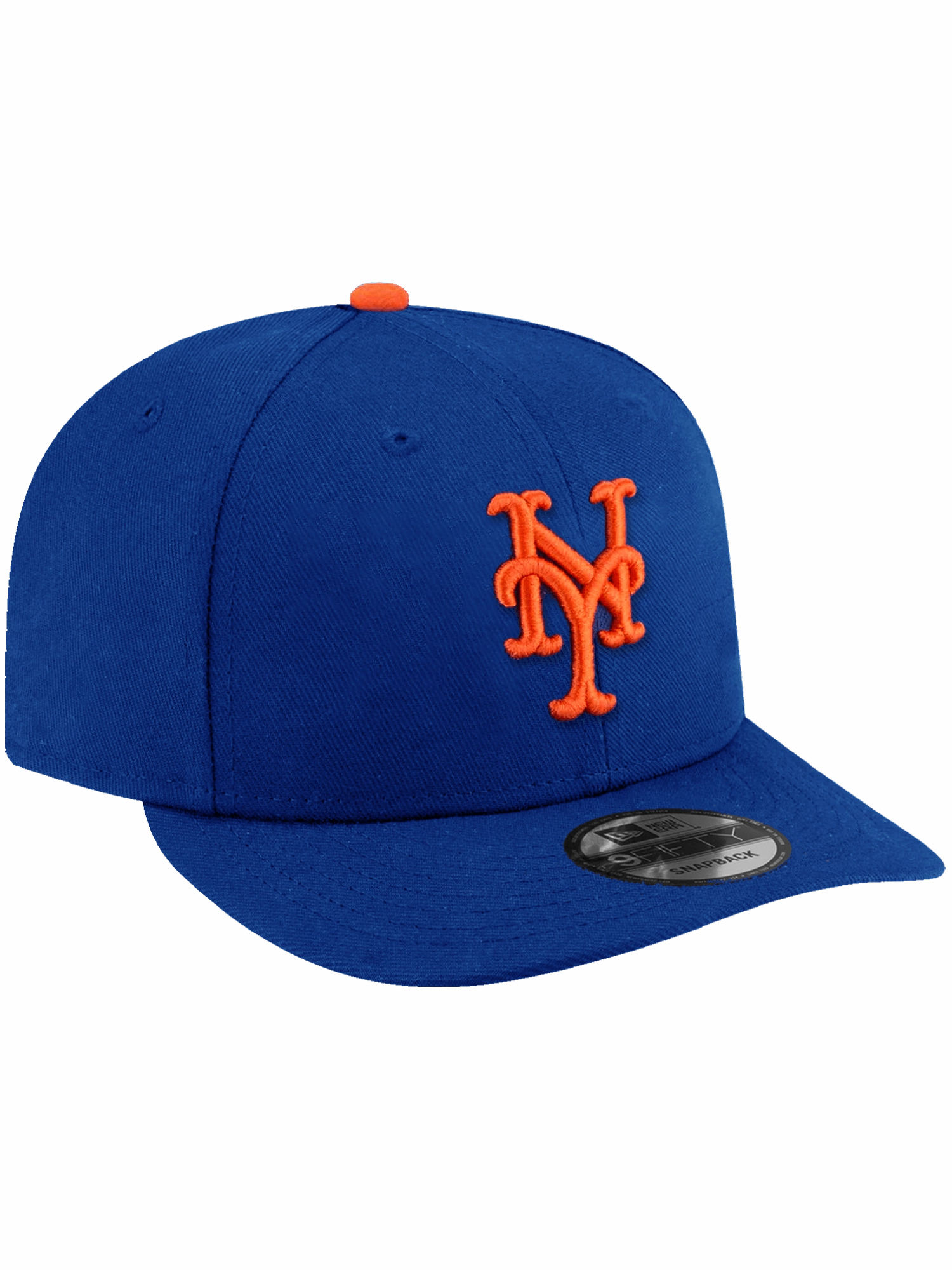 New York Mets New Era MLB Team Pre-Curved 9FIFTY Snapback Hat - Blue