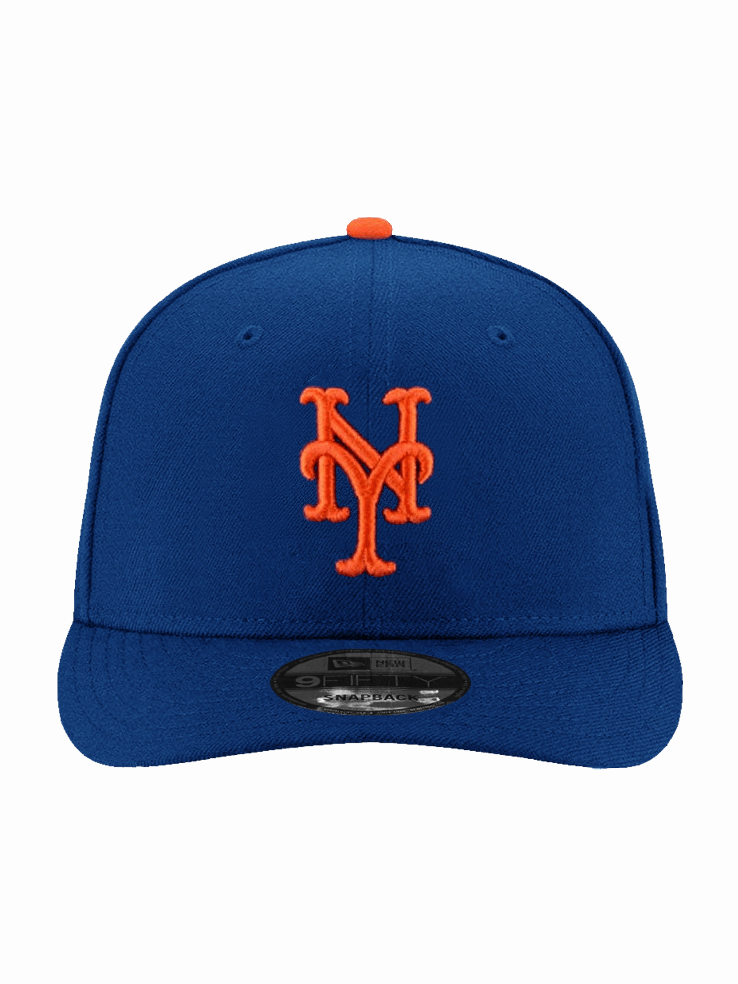 New York Mets New Era MLB Team Pre-Curved 9FIFTY Snapback Hat - Blue