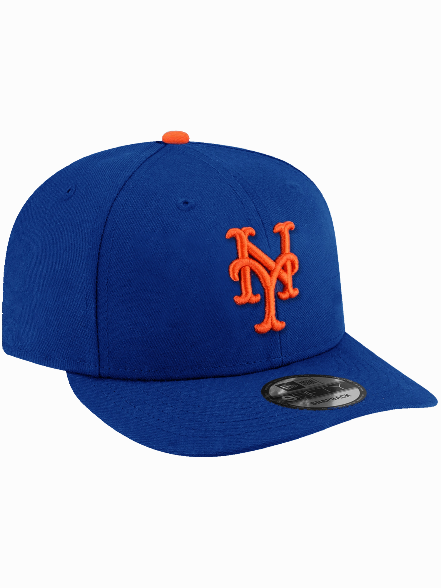 New York Mets New Era MLB Team Pre-Curved 9FIFTY Snapback Hat - Blue