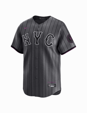 New York Mets Nike MLB City Connect Limited Jersey - Graphite