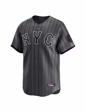 New York Mets Nike MLB City Connect Limited Jersey - Graphite