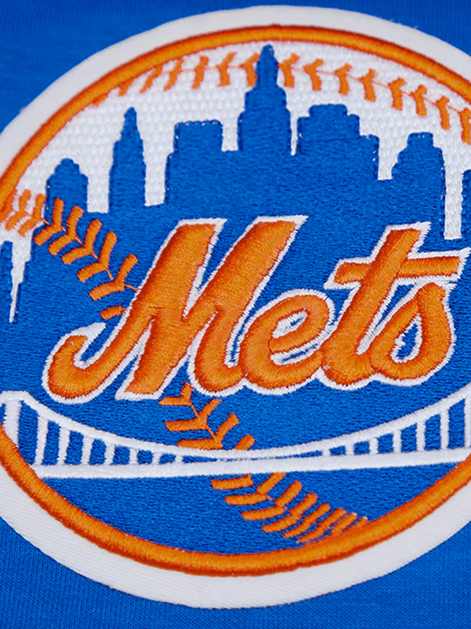 New York Mets Pro Standard MLB Team Chenille Hoodie Jumper  - Blue