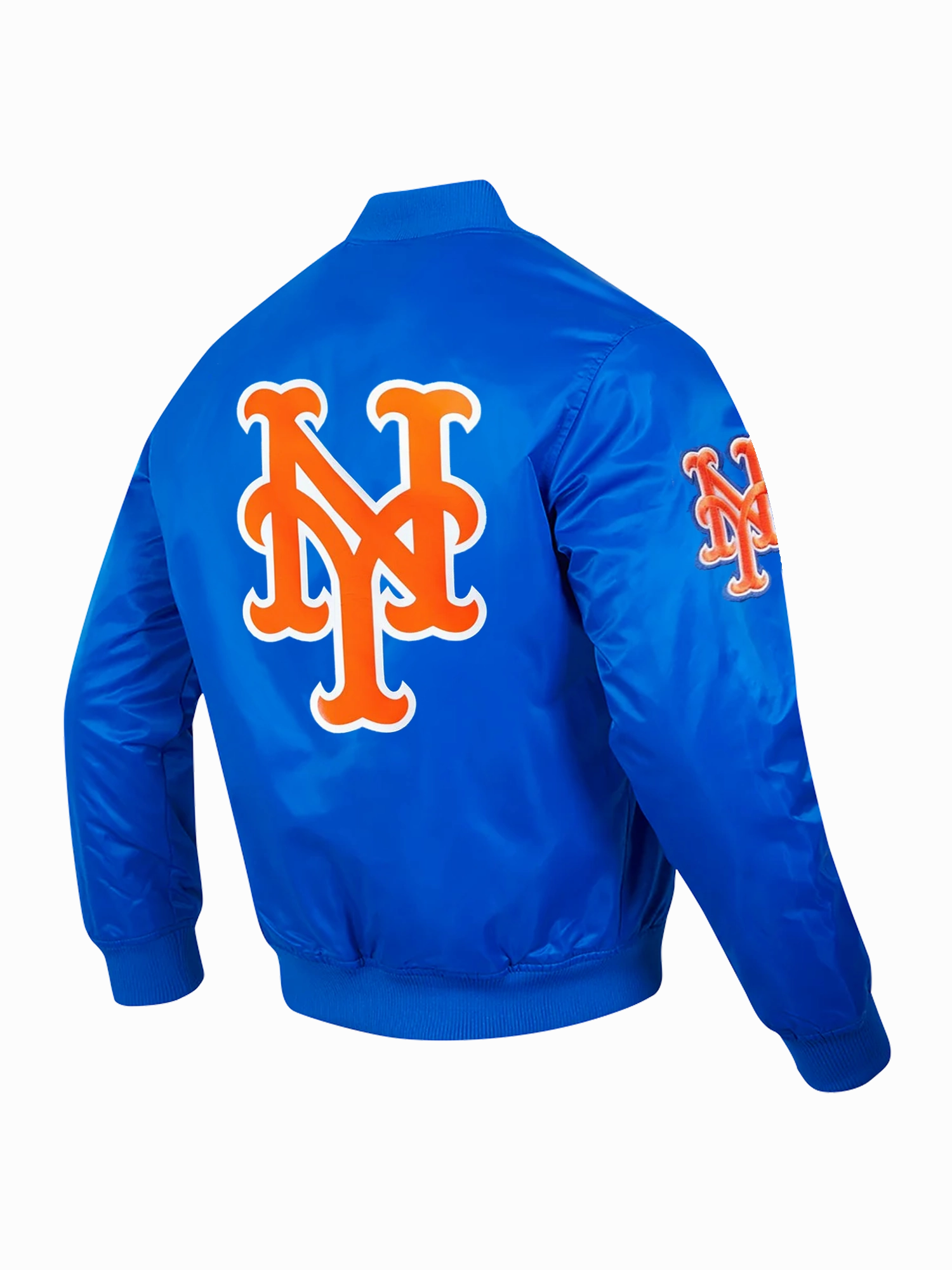 New York Mets Pro Standard MLB Team Classic Satin Button Jacket - Blue