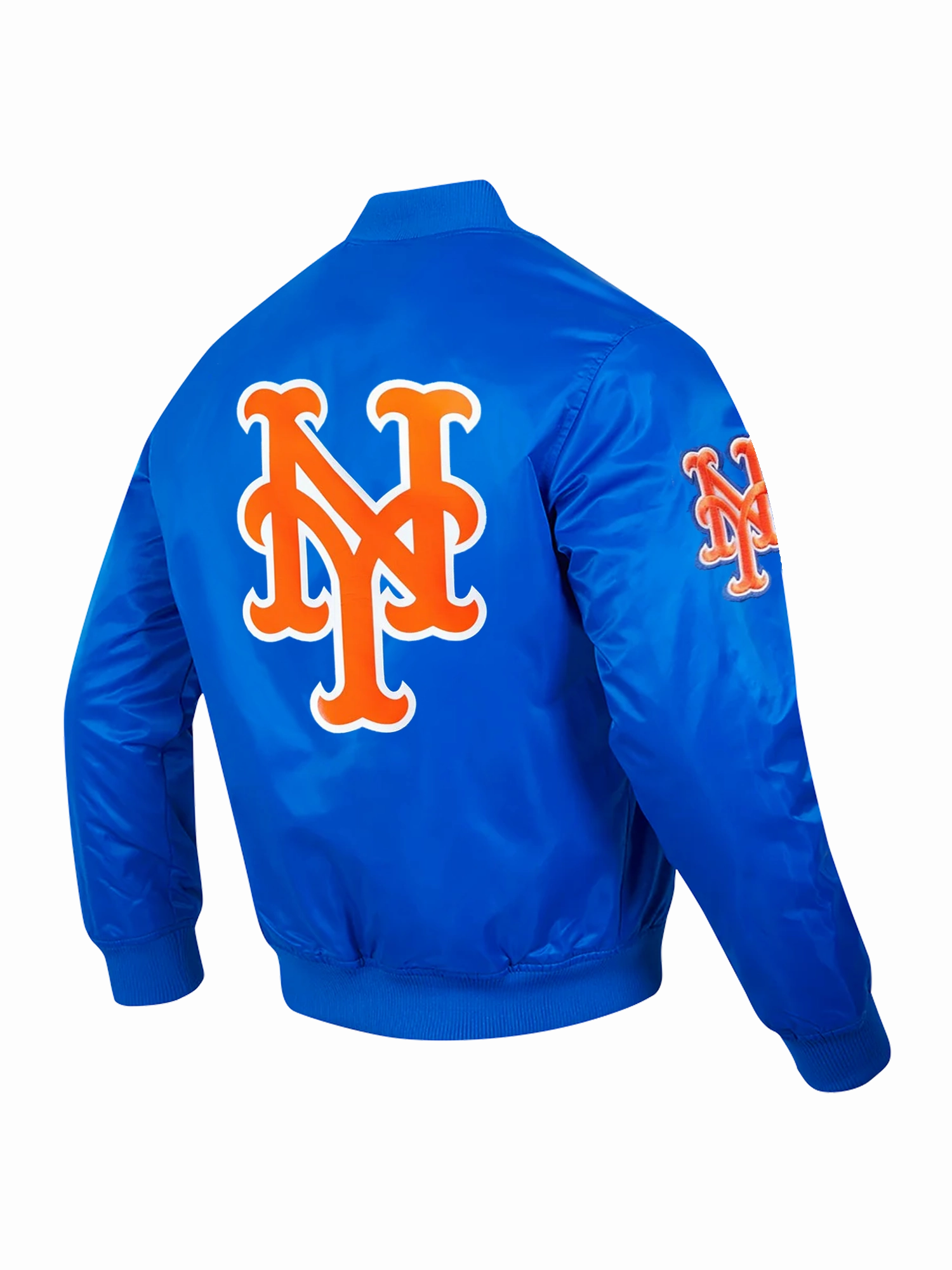 New York Mets Pro Standard MLB Team Classic Satin Button Jacket - Blue