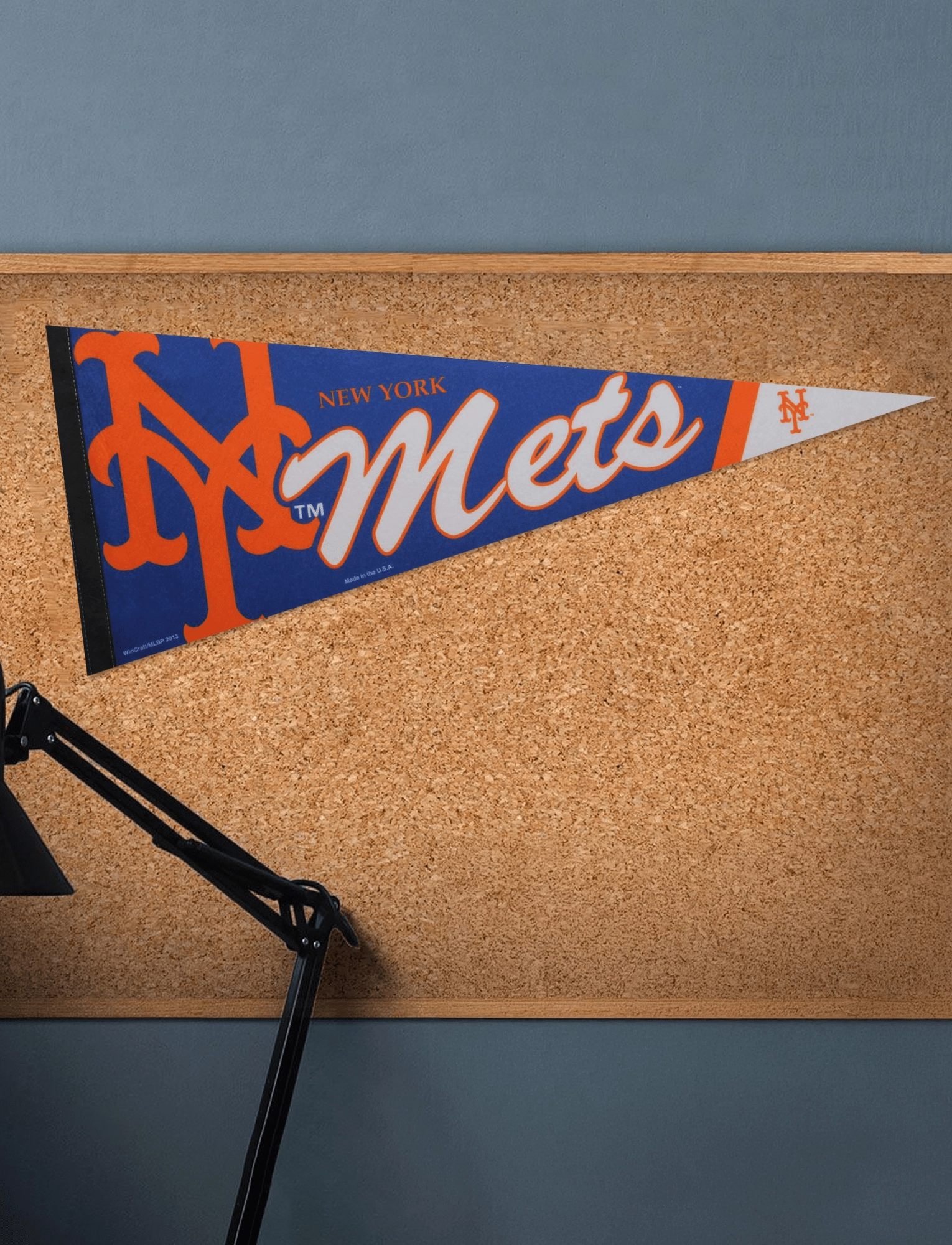 New York Mets Wincraft MLB 12 x 30" Premium Felt Pennant