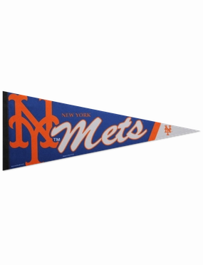 New York Mets Wincraft MLB 12 x 30" Premium Felt Pennant