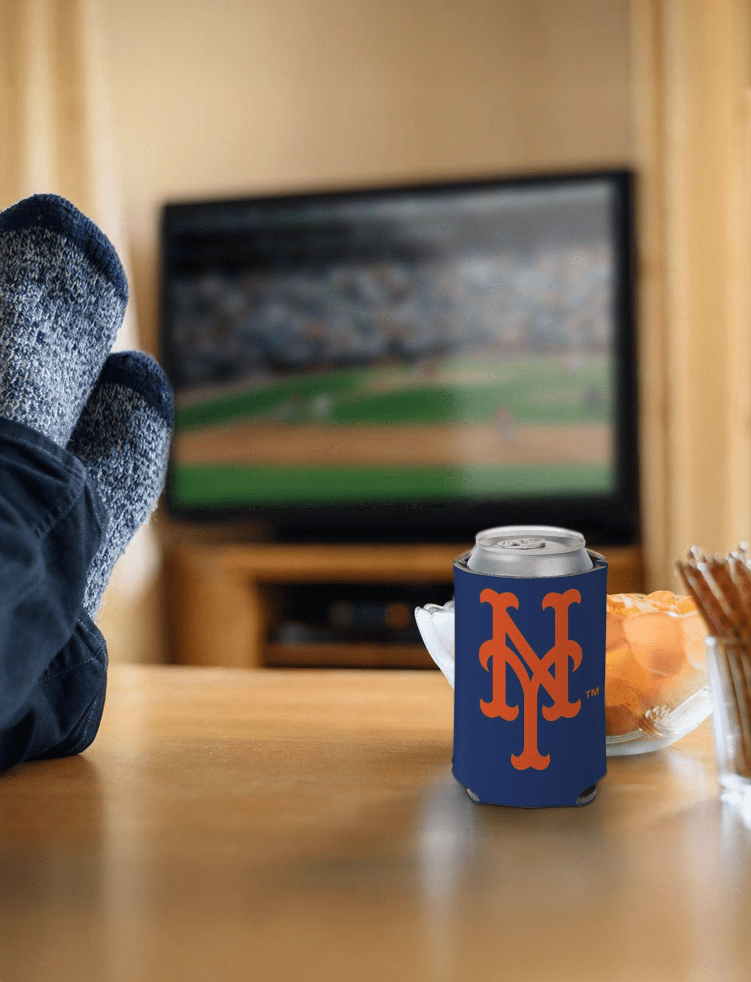 New York Mets Wincraft MLB Double Sided Can Cooler/Stubby Holder