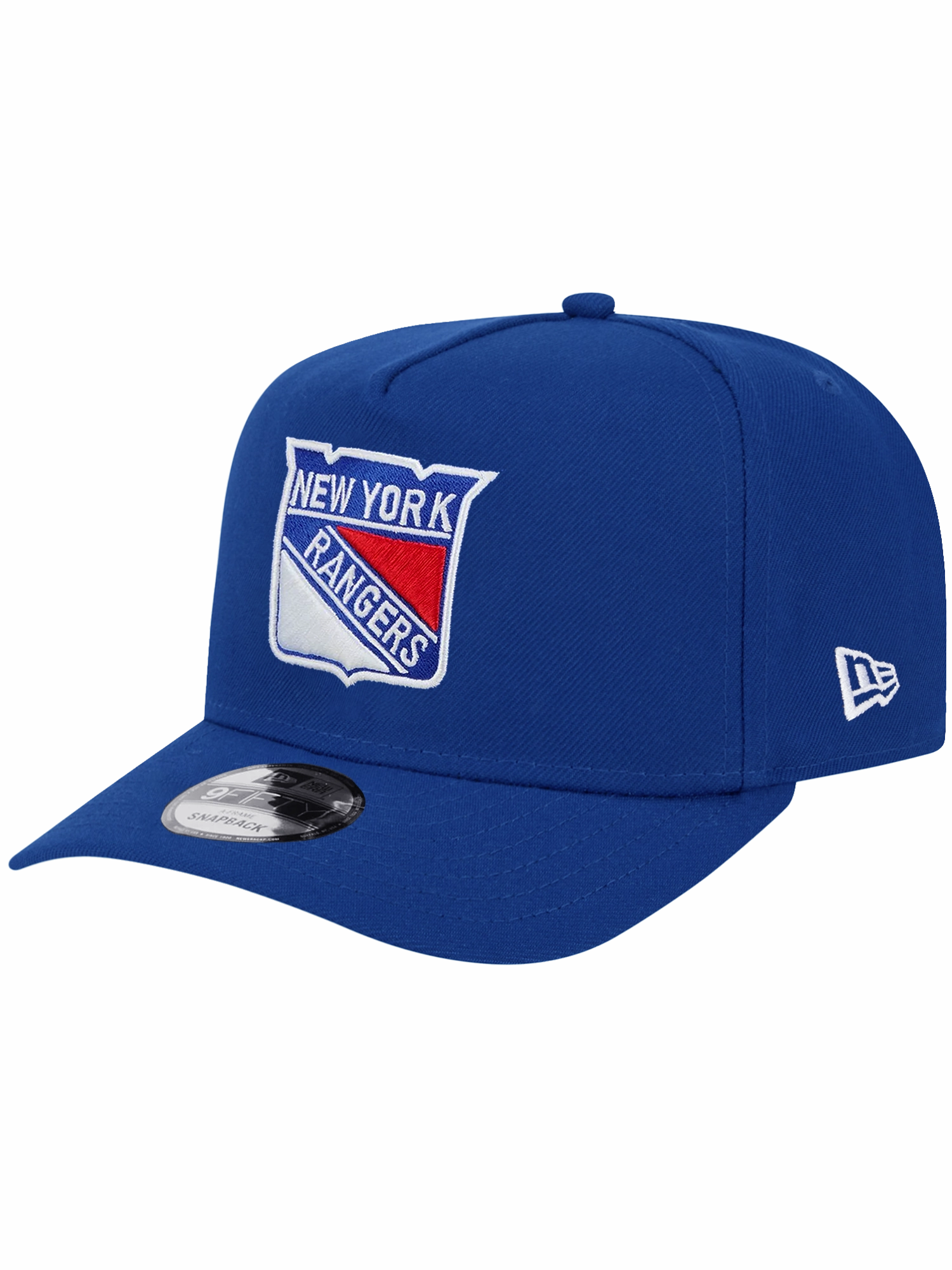 New York Rangers New Era NHL Team Pre-Curved 9FIFTY A-Frame Snapback Hat - Blue