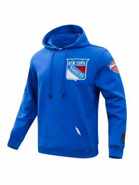 New York Rangers Pro Standard NHL Team Chenille Hoodie Jumper - Blue