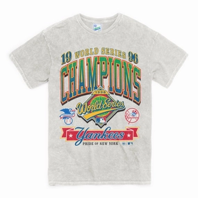 NEW YORK YANKEES 1996 WORLD SERIES ROCKER '47 VINTAGE TUBULAR TEE