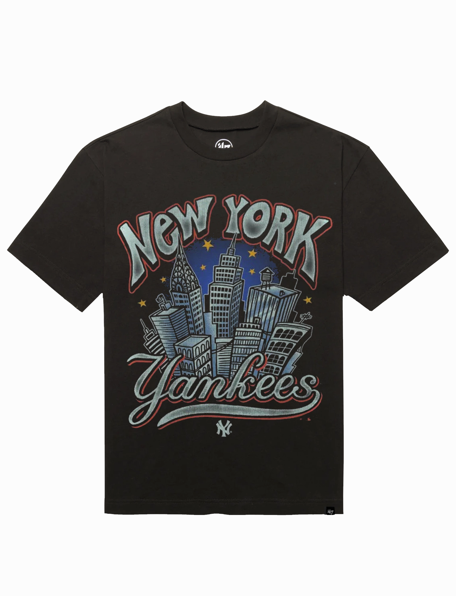 New York Yankees '47 MLB City Vintage Foundation T-Shirt - Carbonite