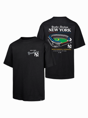 New York Yankees '47 MLB Stadium Vintage Foundation T-Shirt - Black
