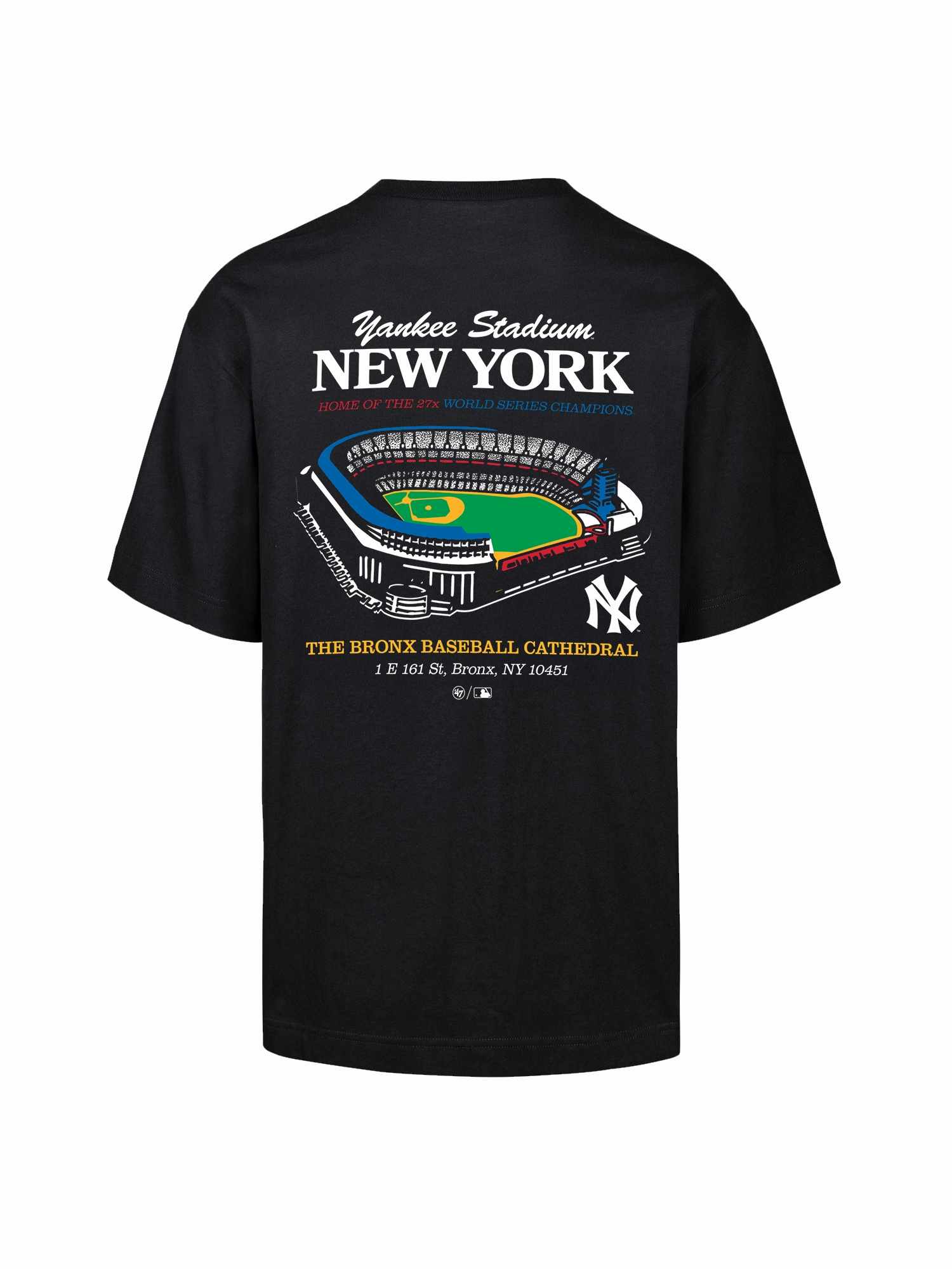 New York Yankees '47 MLB Stadium Vintage Foundation T-Shirt - Black