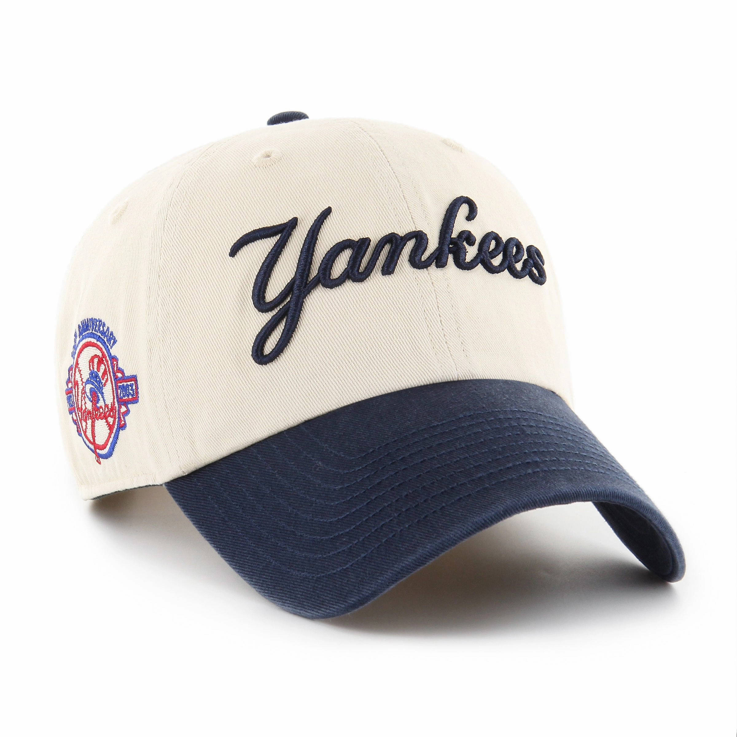 NEW YORK YANKEES COOPERSTOWN BALLPARK SCRIPT SHOT '47 CLEAN UP