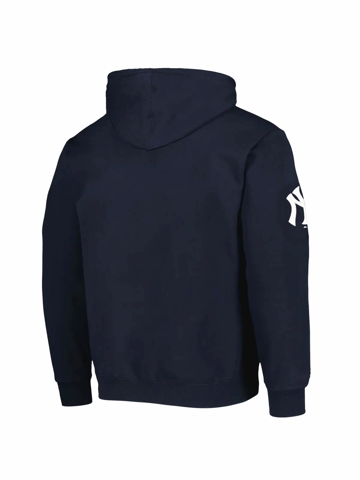 New York Yankees Majestic MLB Script Vintage Hoodie Jumper - Navy