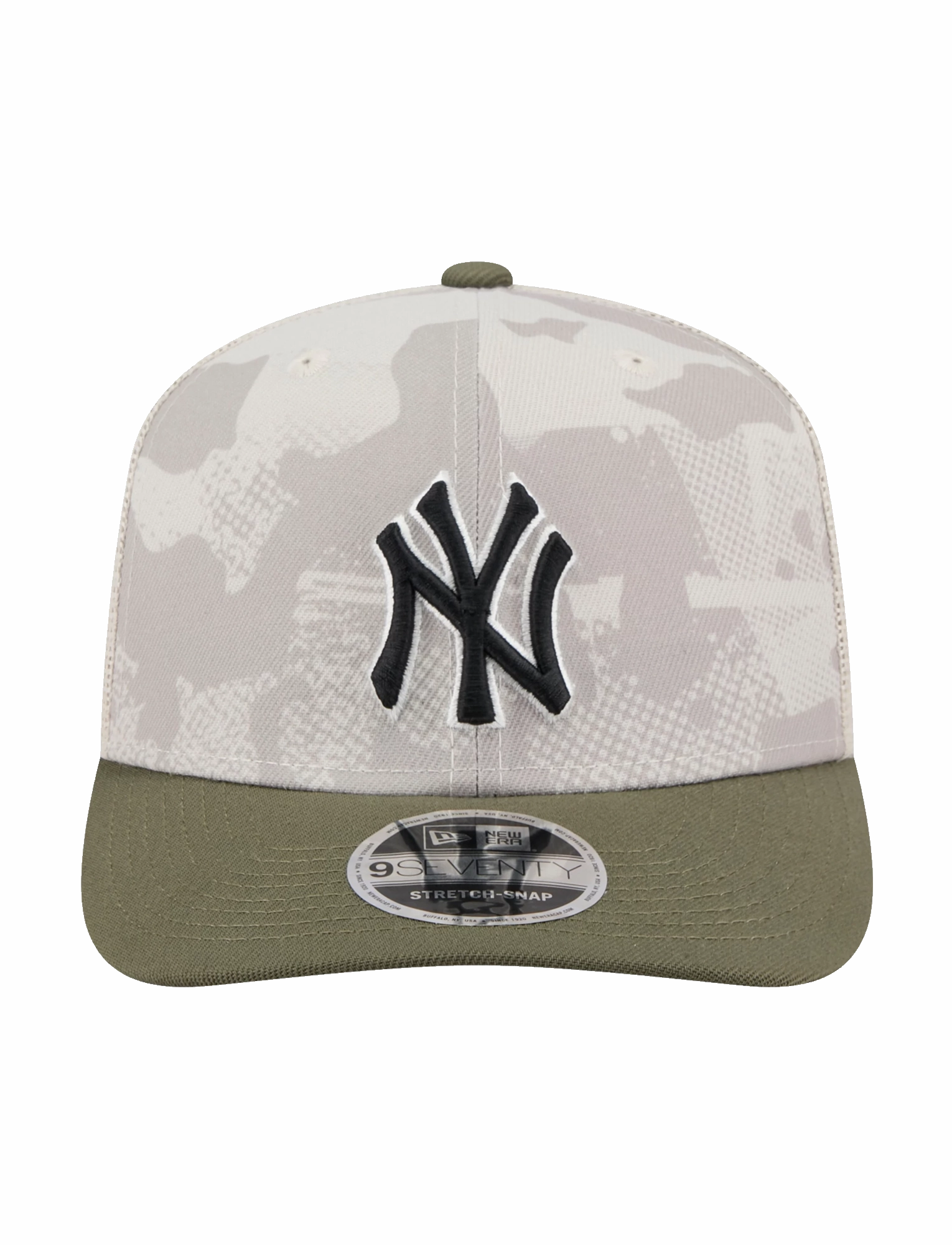 New York Yankees New Era MLB Armed Forces 2025 9SEVENTY Stretch-Snapback Hat