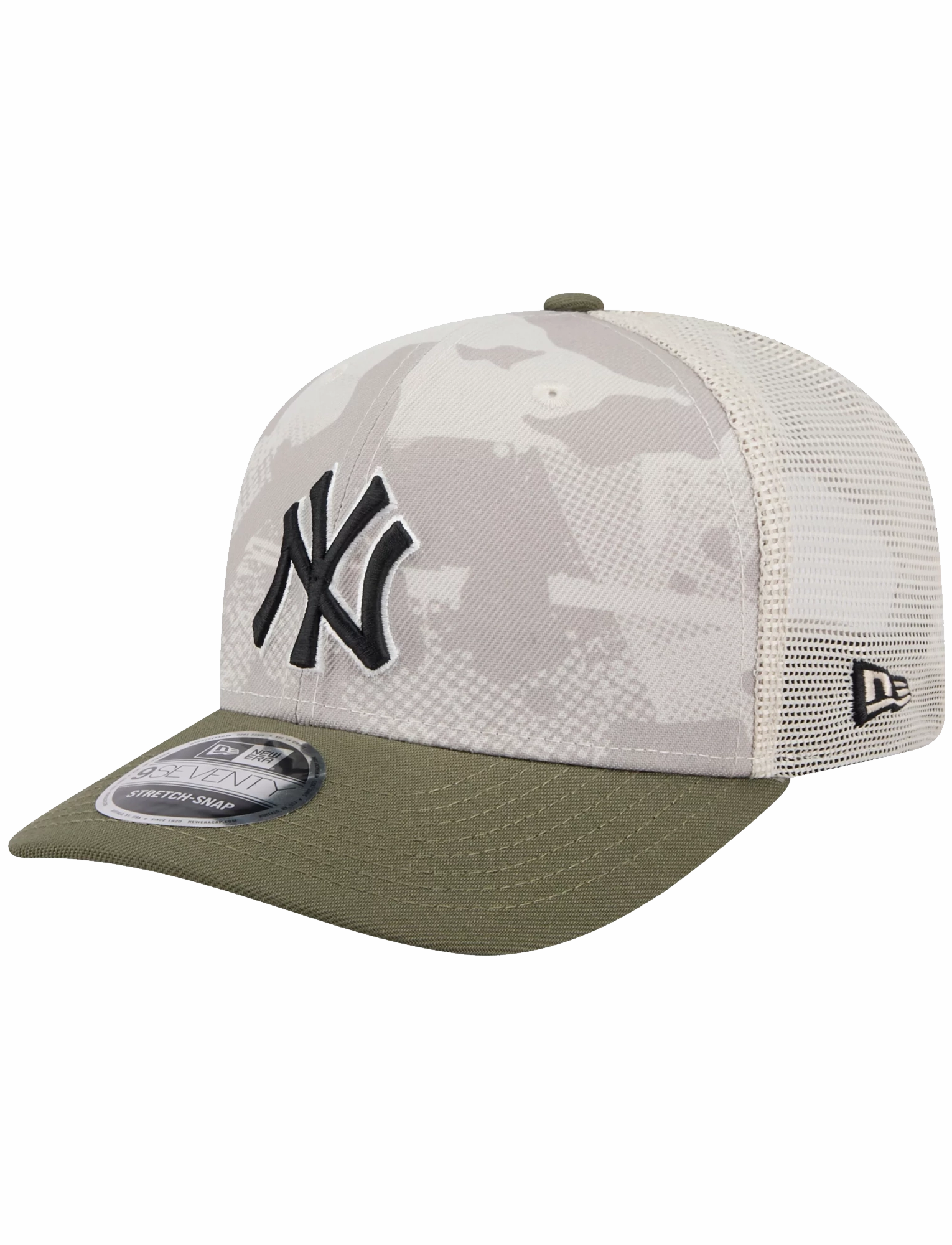 New York Yankees New Era MLB Armed Forces 2025 9SEVENTY Stretch-Snapback Hat